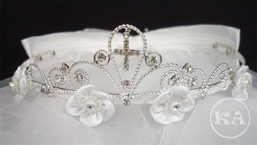 first communion tiara